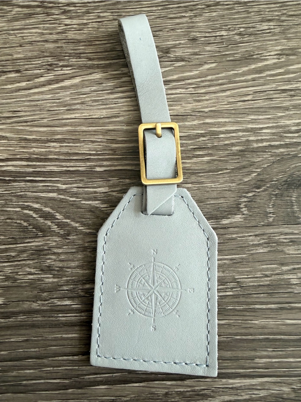 Portland Leather Goods Compass Luggage Tag
